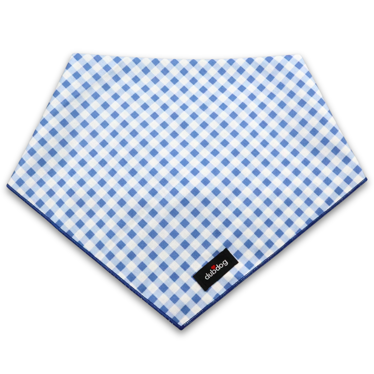 Blue Check Bandana