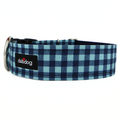Indigo Check Collar