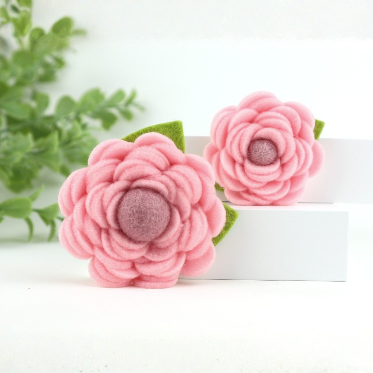 Baby Pink Felt Bloom