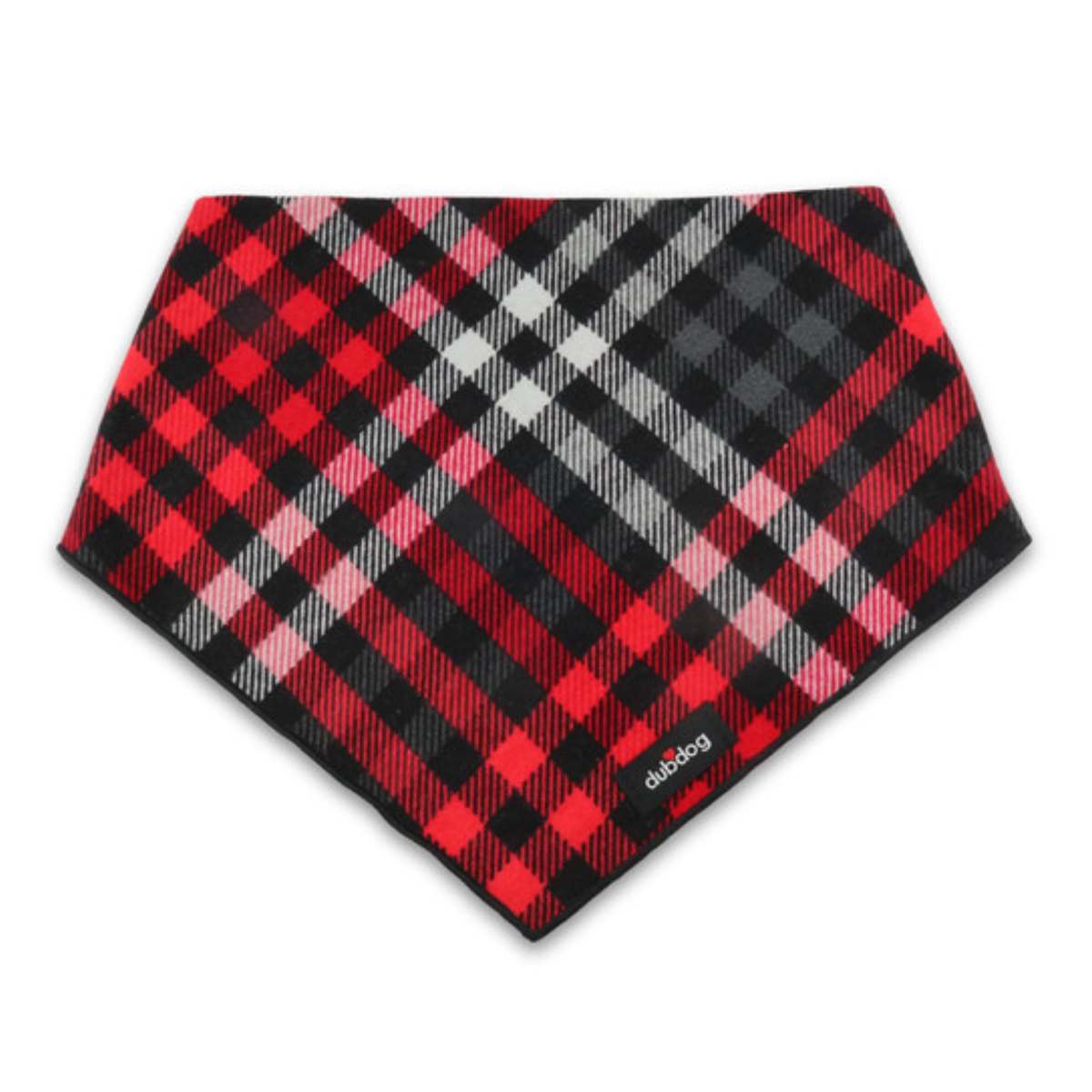 Red and Black Plaid Bandana